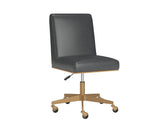 Dean Office Chair - Brushed Brass - Bravo Portabella 109204 Sunpan