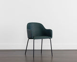 Hensley Dining Armchair - Dark Teal 109250 Sunpan