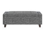 Hartley Storage Bench - Distressed - Nash Zebra 109257 Sunpan