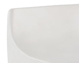 Ledger Stool - White 109275 Sunpan