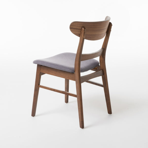 English Elm [video] Rubberwood Dining Chairs Set of 2 Upholstered Mid-century Seats for Modern Homes 58915.00DGY