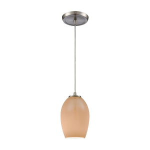 Villiska 5'' Wide 1-Light Mini Pendant - Satin Nickel 10930/1 Elk Lighting