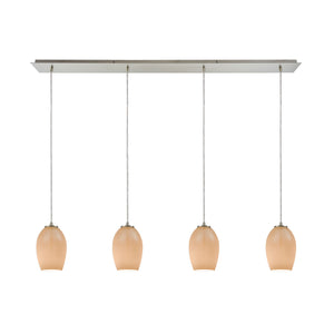 Villiska 46'' Wide 4-Light Mini Pendant - Satin Nickel 10930/4LP Elk Lighting