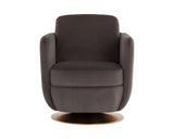 Gilley Swivel Lounge Chair - Meg Ash 109311 Sunpan