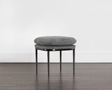 Koffi Stool - Gunmetal - Chacha Grey / Antonio Charcoal 109316 Sunpan