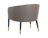 Asher Lounge Chair - Flint Grey / Napa Taupe 109359 Sunpan