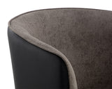Asher Lounge Chair - Sparrow Grey / Napa Black 109360 Sunpan