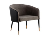 Asher Lounge Chair - Sparrow Grey / Napa Black 109360 Sunpan