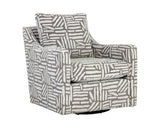 Brianna Swivel Lounge Chair - Quinn Sable 109442 Sunpan