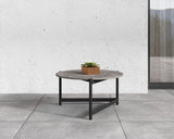 Amalfi Coffee Table - Small - Grey 109456 Sunpan