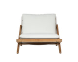 Bari Lounge Chair - Natural - Stinson White 109461 Sunpan