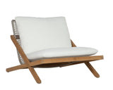 Bari Lounge Chair - Natural - Stinson White 109461 Sunpan