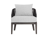 Capri Lounge Chair - Smoke Grey - Copacabana Marble 109482 Sunpan