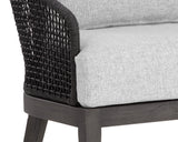 Capri Lounge Chair - Smoke Grey - Copacabana Marble 109482 Sunpan