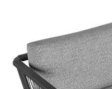 Catania Armchair - Dark Grey - Copacabana Grey 109483 Sunpan