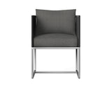 Crete Dining Armchair - Dark Grey - Gracebay Grey 109485 Sunpan