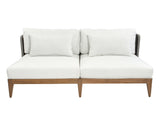 Ibiza 2 Seater Sofa - Natural - Stinson White 109497 Sunpan