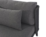 Ibiza Armless Chair - Charcoal - Gracebay Grey 109498 Sunpan