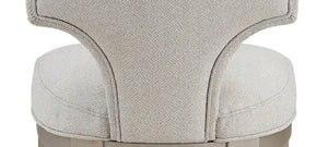 English Elm Kasa Linen Side Chair Set of 2 – Light Gray Padded Seats, Solid Wood Legs, 220lb Capacity, Armless Elegance B2726P280193