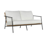 Milan 2 Seater Sofa - Stinson White 109504 Sunpan