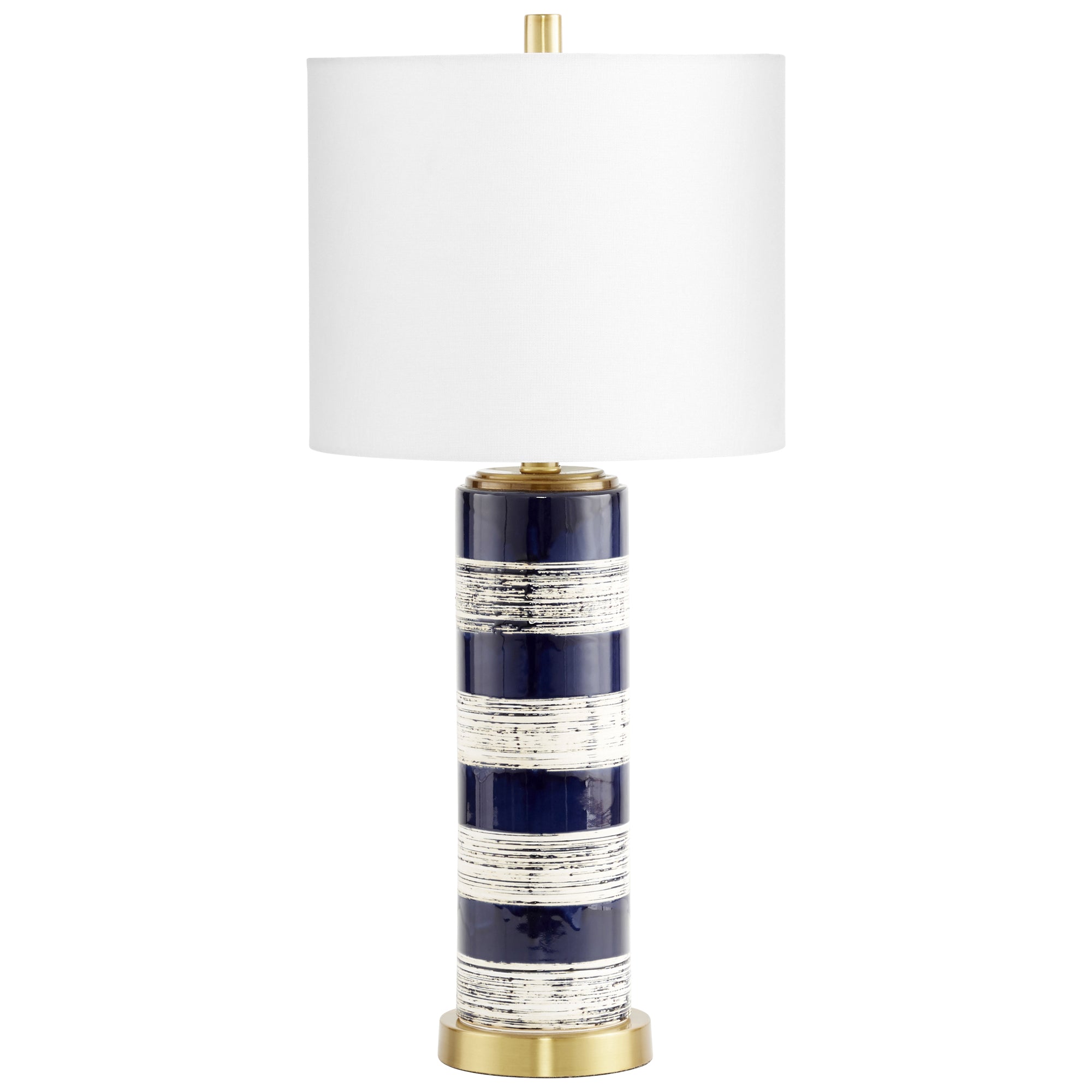 Bristle Blue Ceramic Table Lamp