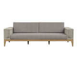 Salerno Sofa - Palazzo Taupe 109516 Sunpan