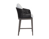 Capri Counter Stool - Smoke Grey - Copacabana Marble 109527 Sunpan