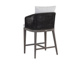 Capri Counter Stool - Smoke Grey - Copacabana Marble 109527 Sunpan