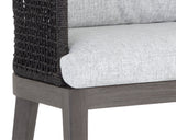 Capri Counter Stool - Smoke Grey - Copacabana Marble 109527 Sunpan