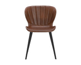 Arabella Dining Chair - Bravo Cognac / November Grey 109537 Sunpan