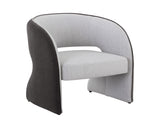 Rosalia Lounge Chair - Mina Light Grey / Meg Ash 109584 Sunpan