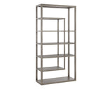 Kenzie Bookcase - Grey 109601 Sunpan