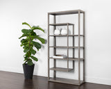 Kenzie Bookcase - Grey 109601 Sunpan