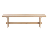 Linus Bench - Light Oak 109613 Sunpan