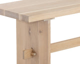 Linus Bench - Light Oak 109613 Sunpan