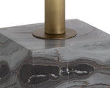 Kata Bistro Table - Grey Marble - 32" 109640 Sunpan