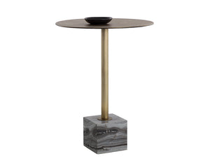 Kata Bar Table - Grey Marble 109642 Sunpan