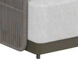 Allariz Sofa - Warm Grey - Gracebay Light Grey 109653 Sunpan