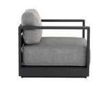 Tavira Armchair - Charcoal - Lanikai Salt and Pepper 109655 Sunpan