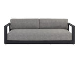 Tavira Sofa - Charcoal - Lanikai Salt and Pepper 109656 Sunpan