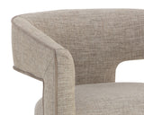 Krasner Dining Armchair - Rhapsody Sand 109718 Sunpan