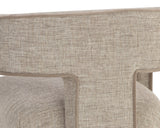 Krasner Dining Armchair - Rhapsody Sand 109718 Sunpan