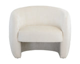 Mircea Lounge Chair - Bergen Ivory 109723 Sunpan