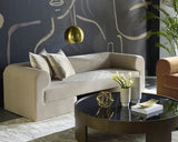 Ionic Sofa - Meg Taupe 109735 Sunpan