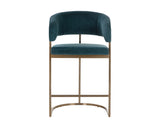 Marris Counter Stool - Gold - Danny Teal 109748 Sunpan