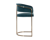 Marris Counter Stool - Gold - Danny Teal 109748 Sunpan