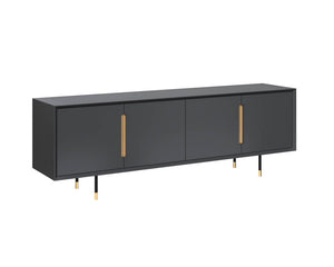 Danbury Media Console and Cabinet - Slate Navy 109761 Sunpan