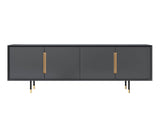 Danbury Media Console and Cabinet - Slate Navy 109761 Sunpan