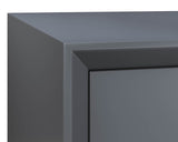 Danbury Media Console and Cabinet - Slate Navy 109761 Sunpan