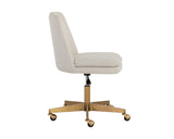 Berget Office Chair - Mina Ivory 109793 Sunpan